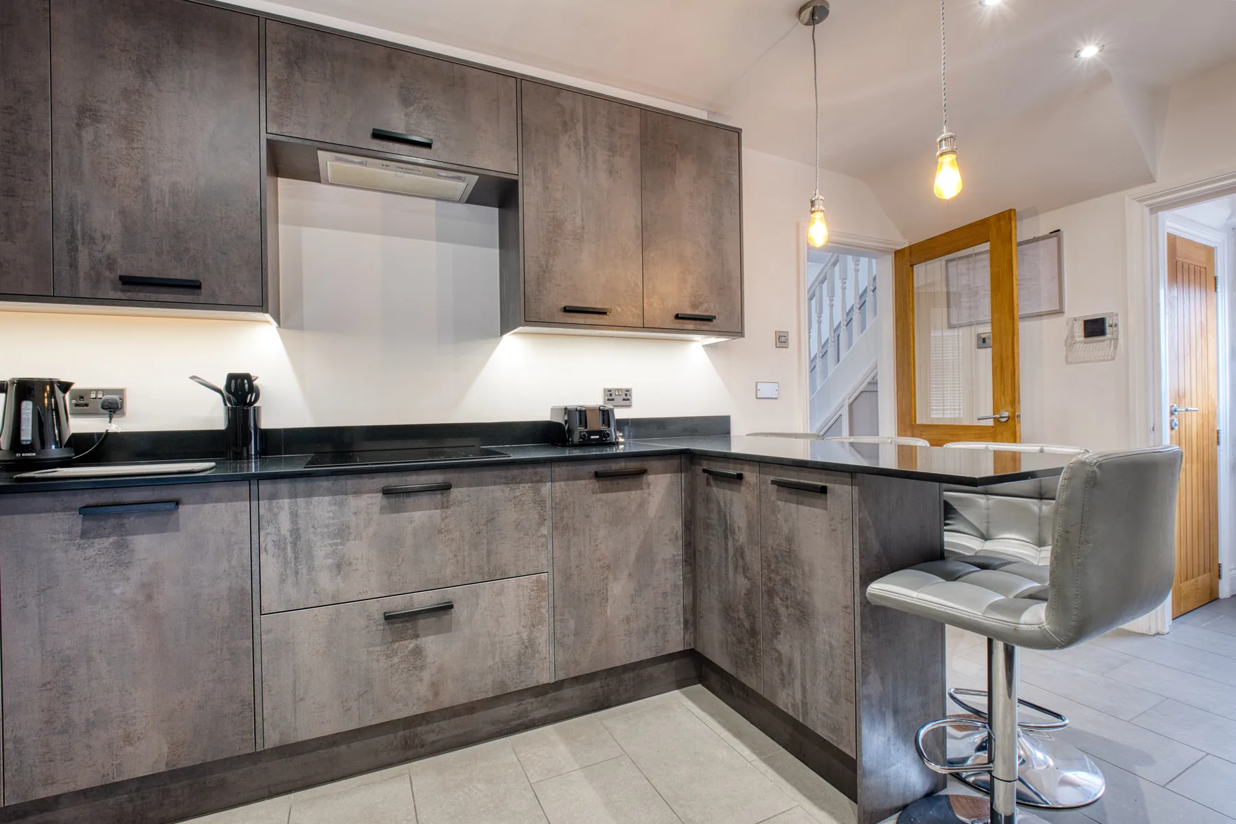 Kitchen and dining space